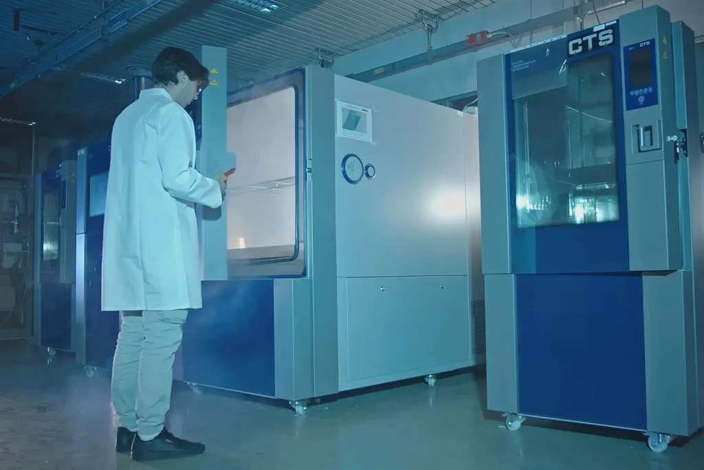 Environmental Tests in the INTEK Laboratory