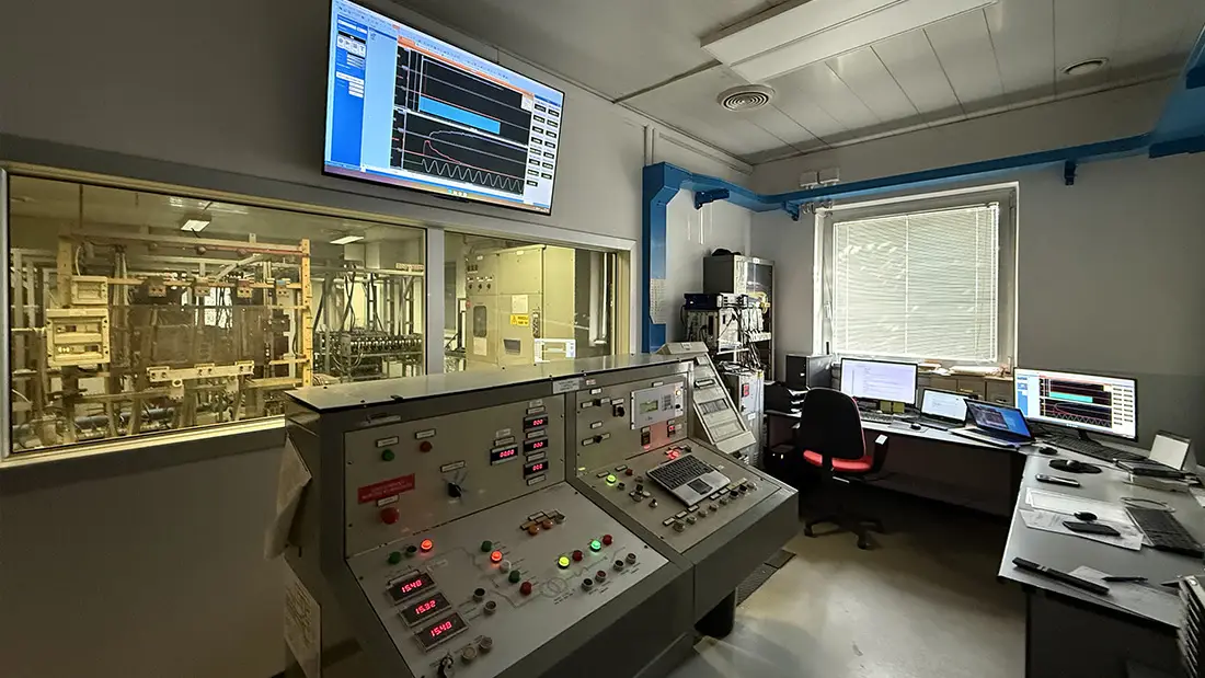 Laboratorio di corto circuito INTEK: nuovo sistema di misura e sala controllo rinnovata - INTEK